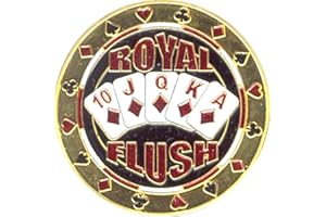 POKEO Royal Flush Poker Card Guard Coins Accessories - Card Protector 32G [Toy]