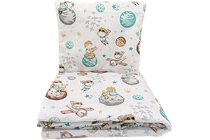 FRIVOLITY Baby's Comfort Bedding Set Duvet Cover (90 x 120 cm) + Pillowcase (40 x 60 cm), Little Prince