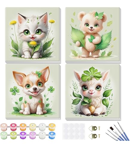 Kit De Pintura Por Números Para Niños Y Niñas | Envío Gratis
