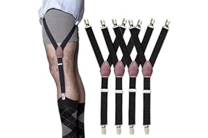 STAY GENT Y-Style Shirt Stays Antideslizante Tirantes Camisa Antiarrugas Hombre