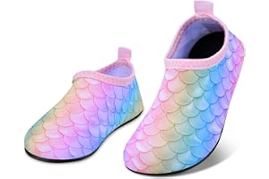 Kids Water Shoes Toddlers Swim Beach Shoes, Infant Wet Swimming Pool Shoes for Boys Girls Non-Slip Quick Dry Aqua Socks, Soft
