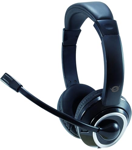 Conceptronic USB-Headset - Mit 2m Kabel Für Musik & Videokonferenzen