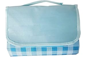 Gosure Outdoor Picnic Blanket,Foldable Outdoor Beach Blanket,Waterproof,Sand proof,Machine Washable,Slip Resistant With With Carrying Handle for Family,Beach,Park,Hiking,Camping(Lily100*150cm)
