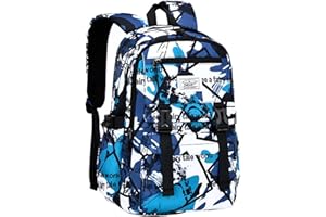 KEBEIXUAN Schulrucksack für Jungen Kühlschranktür-Stil Schultaschen Rucksäcke für Grundschule Mittelschule Teenager Jungen Kinder