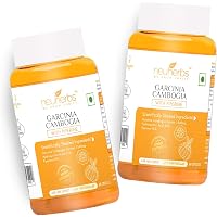 Neuherbs Garcinia Cambogia 1540mg for weight loss supplement with Piperine (65% HCA)(Suppresses appetite Helps in weight…