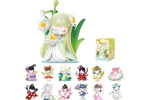 Rolife Nanci Flower Stories hemlig låda samlarfigur, 1 av 12 | En vacker blominspirerad figur med fint skulpterade detaljer f