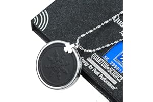 Besot Quantum science scalar energy necklace male and female circular pendant volcano stone Jewellery pendant