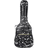 ele ELEOPTION Borsa per chitarra Oxford impermeabile Custodia da 39"/40"/41" disegno musicale Borsa in nylon Borsa per chitar