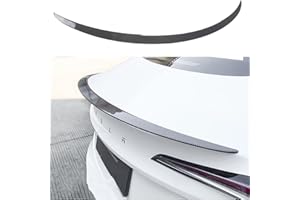 Ywooon per Tesla Model 3 Highland 2024 2025 Ala Spoiler Posteriore Ala della Decorazione del Tronco per Model 3 Highland Performance Spoiler Ala Bagagliaio Originale (Fibra di Carbonio Lucida)