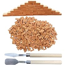 20 Cadres De Fenêtres Miniatures En Bois 7x7 Cm - Pour Maison Miniature, Décoration, DIY, Jardin Miniature