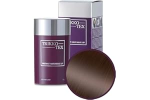 T-Tex Srl Trikko Tex - Fibre 100% naturali in cellulosa per capelli diradati e sfibrati - correttore per la perdita dei capelli - Unisex (uomo e donna) - volume capelli istantaneo (Chocolate)
