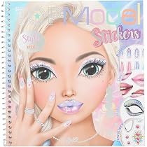 Livre De Coloriage TOPModel Beauty Fun - 36 Pages Avec Autocollants - Création De Modèles Pour Filles