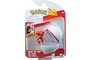 Pokemon PKW3139 Pokémon Clip'n'Go Poké Balls-Magby & Premierball