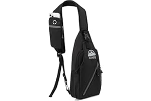 Alitifiy Small Sling Bag, Lightweight Cross Body Crossbody Bag Mens, Sling Chest Shoulder One Strap Bags Backpack Rucksack for Men Women for Hiking Cycling Travelling Outdoor