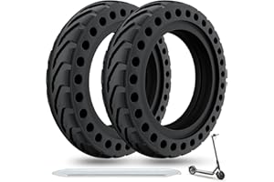 OUXI Pneu Plein pour Xiaomi M365/Pro/Pro 2 Trottinette Electrique,Anti Dérapant Anti Crevaison Increvable Solide 8,5 Pouces Avant/Arrière (2 Pièce)