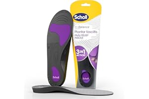 DR. SCHOLL'S Scholl in-Balance Orthotics Plantar Fasciitis Insoles for Men & Women - Helps Alleviate Plantar Fasciitis Pain, Orthopedic Arch Support Inserts, Heel Discomfort and Pressure, Motion Control Structure