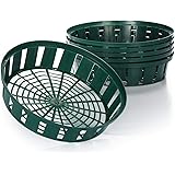 com-four® 6X Pflanzkörbe für Blumenzwiebeln, Anzucht-Pflanzschale zum Einpflanzen und Aufbewahren von Zwiebelpflanzen, großer