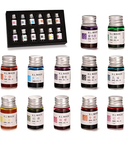 Inchiostro Sumi Redstar Per Calligrafia - 200ml A Base Olio, Colore Rosso - Foto 10