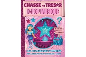 Chasse au Tresor - K pop musique: Chasse au Tresor Enfant Anniversaire 8 – 9 – 10 -11 - 12 ans / Prêt à découper
