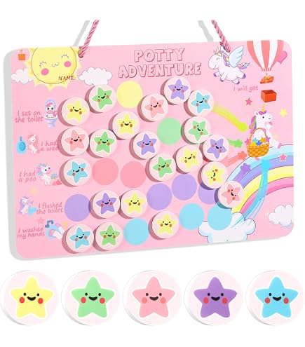 Set De 2 Frascos De Recompensa Magnéticos Con Estrellas Y Corazones – Motivación Para Niños, Tareas Y Buen Comportamiento