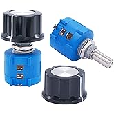 Taiss/2 stücke 100 Ohm 3590S-2-101L 10-Gang Drehdraht potentiometer, Präzisions Mehrgang-Drahtpotentiometer,Einstellwiderstan