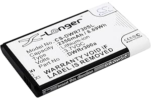 TECHTEK Baterías 2350mAh Compatible con [D-Link] DWR-720, DWR-720 B1, DWR-730, DWR-730 B1, B2, DWR-830 A1, DWR-932 C1, DWR-932C A1 sustituye 6BT-R300A-291, 6BT-R600B-2902, DWRr300a, DWRr6 FBA
