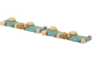 THUN - Set con 2 Piezas de río Rectas - Belén clásico - Cerámica - 15 x 5,6 x 2,1 cm h cad.