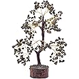 REBUY Pyrite Crystal Healing Stone (Big)| Handmade Crystal Tree of Life Feng Shui Tree Artificial Tree for Wealth Abundance | Spiritual Crystal Gifts | Positive Energy New Home House Warming Gifts