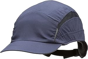 3M™ First Base™ 3 Casquette antiheurt 2030031, Classic, bleu marine, visière réduite, 55 mm