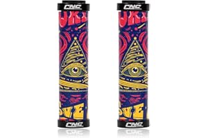 SHENZHENSHISHILILANTIANKEJIYOUXIANGONGSI CNC Puños Bicicleta,Puños MTB Silicona,Puños Bicicleta Montaña Silicona con Doble Bloqueo para MTB/BMX/Plegables/Mountainbike.