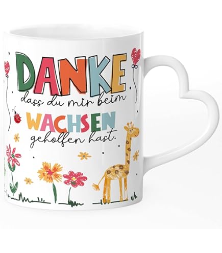 Danke, Dass Du Mir Beim Wachsen Geholfen Hast Maxi Button