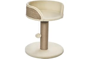 PawHut Cat Tree Tower Activity Center Climbing Stand with Scratching Posts