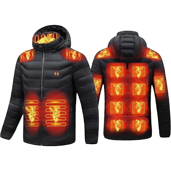 Gilet Chauffant Homme Femme Sans Manches USB - 9 Zones Chauffantes Pour Hiver, Randonnée, Moto, Camping (Sans Batterie)