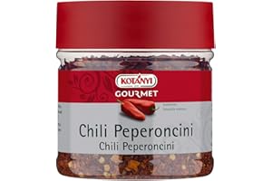 ‎KOTANYI Kotanyi Gourmet Peperoncini Chilischoten geschrotet | intensives, fruchtig-scharfes Aroma, 110g