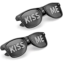 Occhiali Da Festa KISS ME - Per Party, Club, Palestra E Carnevale, Divertimento Assicurato - Foto 9