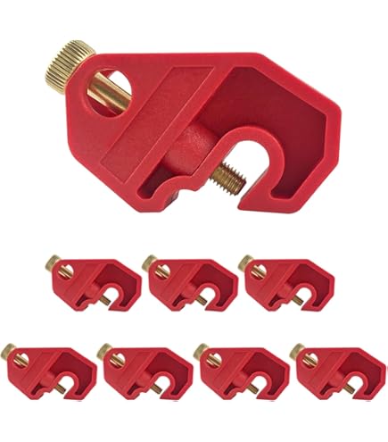 Brady 90853 Miniature Circuit Breaker Lockout, Tie Bar Lockout, Red - View #11