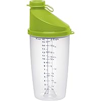 Emsa 513518 Superline Mixbecher mit Ausgussdeckel, Fassungsvermögen: 0,5 Liter, inklusive Mixscheibe, transparent…