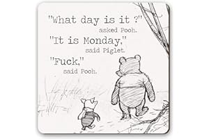 Dorothy Spring Sottobicchiere in legno con scritta "Sarcastic Funny Monday Friend"