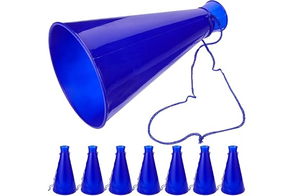 HEMOTON 8St Toy Cheerleader Megaphone Noisemaker Fotbollsspel Noisemaker Horns Jubeldekorationer Cheerleading Barn Noise Maker Leksak Cheer Megafonskylt