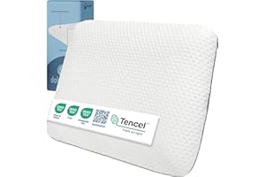 DOLCI SOGNI DolciSogni - Cuscino Memory Foam Ergonomico 60x40x10 con Fibra Tencel – Cuscino Letto Morbido e Traspirante per Collo, Schiena e Spalle – Supporto Cervicale e Comfort Duraturo – Certificato OEKO-TEX