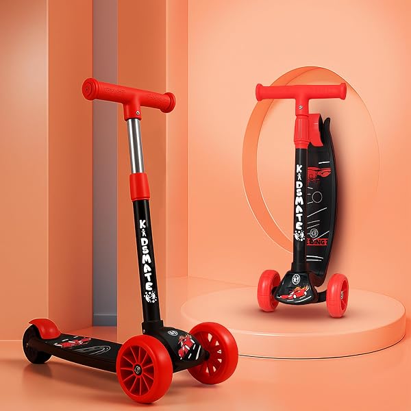 Kidsmate Cruiser Kick Scooter for Kids with Broad Wheels | 3-Wheel Skate…
