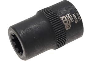 BGS 8981 | Llave de vaso para pinzas de freno | 10 caras | para VAG y Porsche