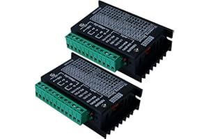 HOMDMARKET 2 controladores de motor paso a paso TB6600 4 A 9 – 42 V tb6600 32 segmentos 2/4 fase híbrido paso a paso motor placa de controlador