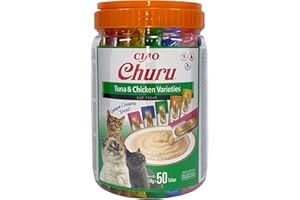 INABA CHURU Cat VARIEDADES DE ATUN con Pollo Bote 50P 700 GR