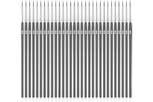 AHQiZFX 30 pinceles de pintura en miniatura para detalles pequeños y precisión