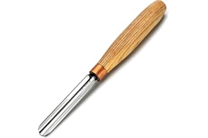‎BEAVERCRAFT BeaverCraft Hohleisen zum Holzschnitzen K9/10 Holzschnitzerei kompakter Meißel Holzschnitzmesser für Anfänger und Profis