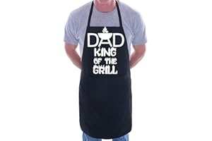Print4U Dad King Of The Grill BBQ Cooking Novelty Apron
