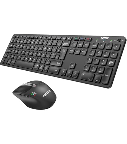 Dell KM5221W Pro draadloze toetsenbord- en muiscombinatie, programmeerbare toetsen en batterij-indicatielampje - zwart