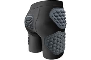 Topeter Youth Padded Undershorts Boys Slider Shorts Girls Protective Padded Shorts Hip Butt Padded Short Pants