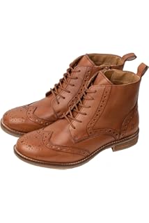 women's lace up brogue ankle boots